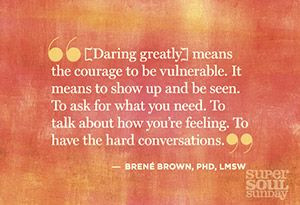 Brilliant #wisdom from @Brenda Tayloré Brown. #DaringGreatly