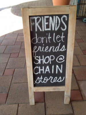 Shop Local Inspiration: Be a Good Friend