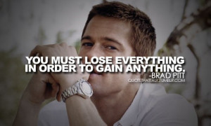 Brad Pitt Quotes On Love Brad pitt quot.