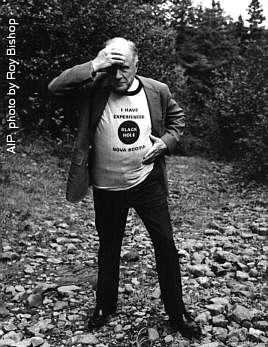 John Archibald Wheeler emerging from Black Hole, Nova Scotia, 1981 ...