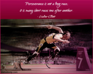 Perseverance is not a long race;