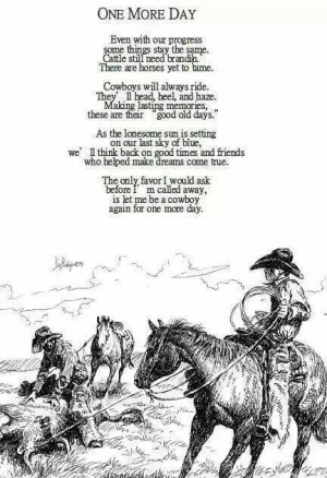 Cowboy poem