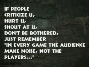 Dont Be A Hater Ya Whole Life