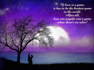 Inspiring Romantic Quote Wallpaper