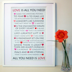 explore these beautiful love quotes to love art print put