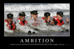 Ambition: Inspirational Quote and Motivational Poster Photographic ...