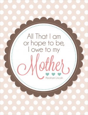 FREE Mother’s Day Printable