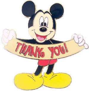... On Ebay For Disney's Mickey Mouse Thank You Pin & Similar products
