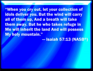 Isaiah 57:13 Bible Verse Slides