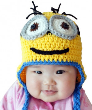 ElleplushÃÂ® Handmade Despicable Me Toddler Baby Minion Crochet Ha