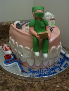 ... Dental Jokes, Cake Inspiration, Dental Cake, Dental Pictures, Dental