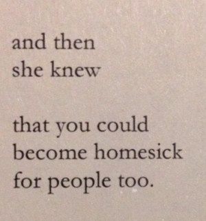 homesick quote