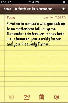Happy Fathers Day to all fathers and grandfathers and to the Heavenly ...