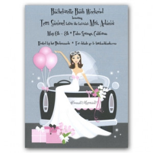Almost Married Bachelorette Party Invitations - 109-IN-258