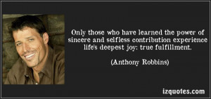 ... -and-selfless-contribution-experience-life-s-anthony-robbins-155249