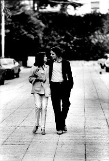 Ann Druyan and Carl Sagan in Hollywood during the filming of Cosmos