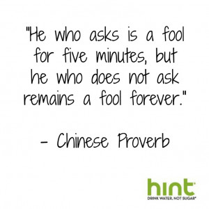 Chinese proverb. So dead on.