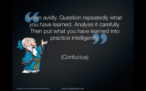 Confucius Says….don’t believe the hype!