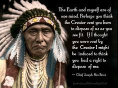... native american indian native indian native wisdom joseph quotes