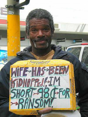 These 25 Homeless People Came Up With The Most Genius (Or Just Bizarre ...