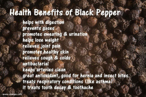 health benefits of black pepper health benefits of black pepper