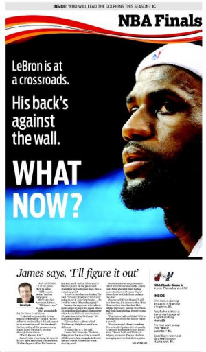 The NBA Finals Game 4 preview cover.