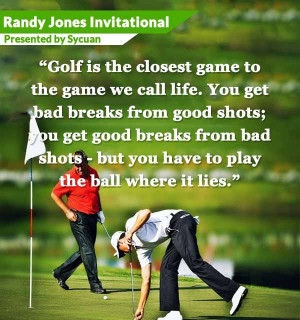 Golf is the closest game
