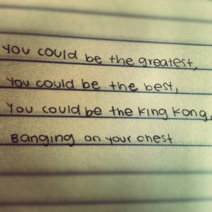 Hall of fame, love this song!! :)