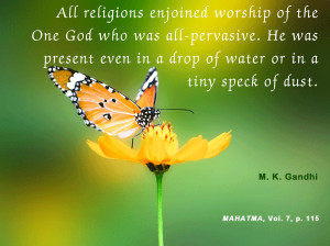 Mahatma Gandhi Quotes on Religion