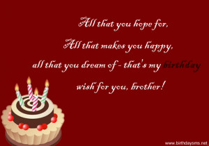 Happy Birthday Little Brother Quotes