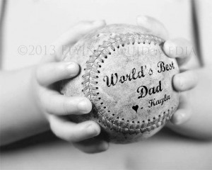 Personalized Father's Day Gift - 8x10 Baseball Photo Print - RUSH ...