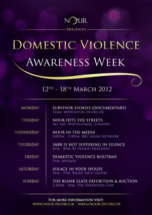 Domestic Violence Awareness Week 2012
