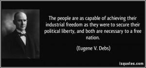 More Eugene V. Debs Quotes