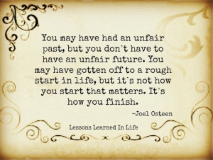 . Love this--it's not how you start that matters but how you finish ...