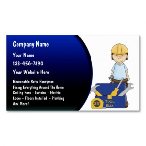 Handyman Business Cards at Zazzle.ca