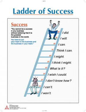 Ladder to Success #Business Quotes #Believe in yourself