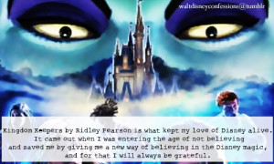 Kingdom Keepers by Ridley Pearson is what kept my love of Disney alive ...