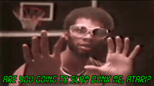question kareem abdul-jabbar slam dunk goggles atari 2600 basketball