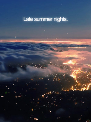 summer night,
