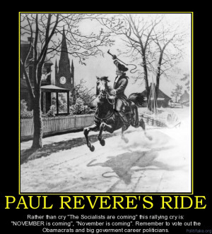 Paul Revere Ride Political Chips