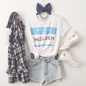 ... hipster cool style girly lookbook tumblr summer outfits quote on it