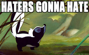 Flower The Skunk Haters Gonna Hate Bambi Gif