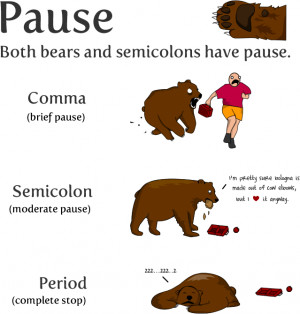 ... Semicolons From TheOatmeal.com! The Most Feared Punctuation on Earth