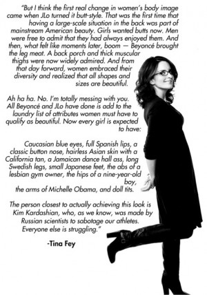 Tina Fey on Women’s Body Image.