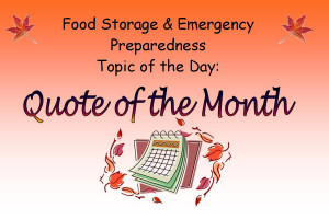 Quote of the Month September