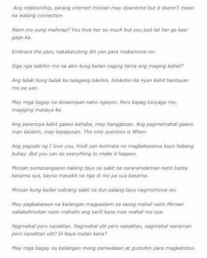 Love realization quotes tagalog
