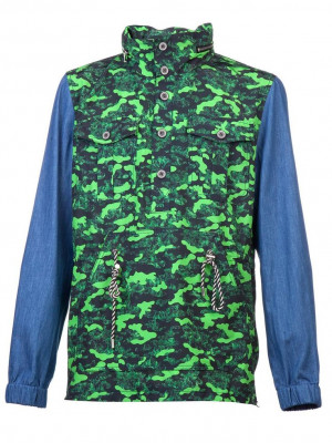 Idea Neon camo chambray sleeves jacket | Fall Trends for Men - Camo ...