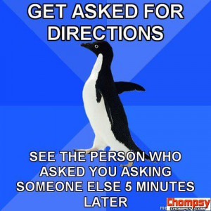 ask for directions