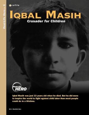 Iqbal Masih Iqbal masih: crusader for