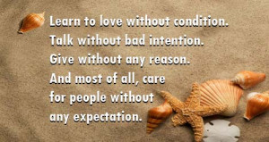 Learn Love Without Condition